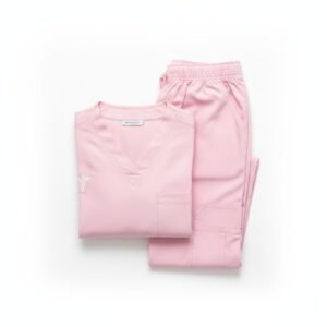 Baby Pink Premium Medical Scrub Set