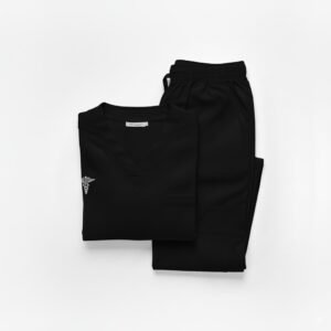 Black Premium Medical Scrub Set