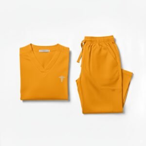 Orange Premium Medical Scrub Set
