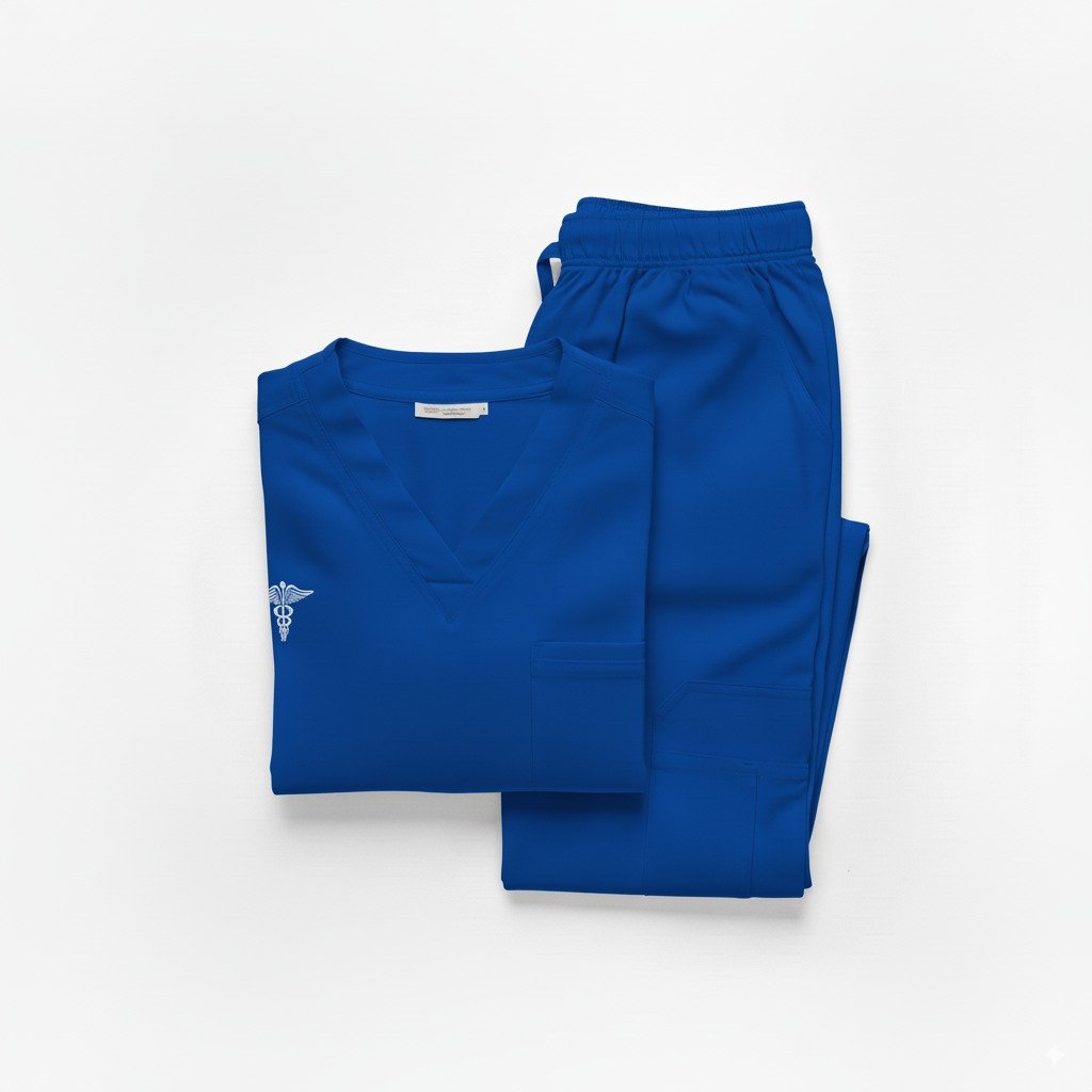 royalblue scrub suit